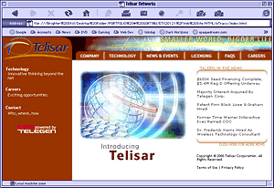 Telisar home page