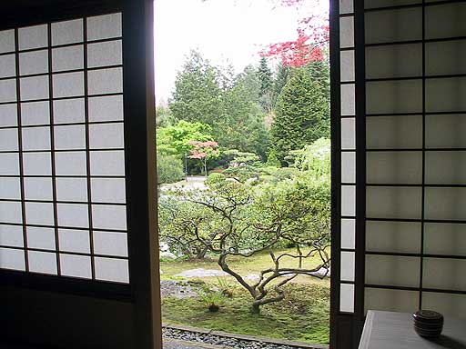 View from tea house