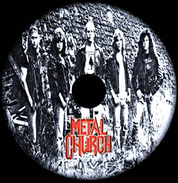 Metal Church Live CD Art
